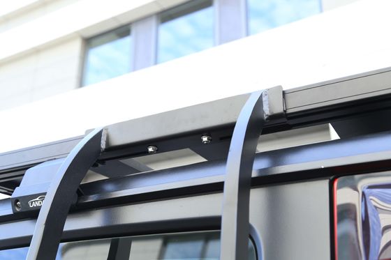 JEEP-Auto-Fitment Schwarze Aluminium-Dachregalleiter für anspruchsvolle Umgebungen