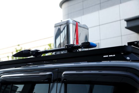 Schwarz 4X4 Aluminiumlegierung Niedrigprofil Gepäckbehälter 300 Zubehör Dachrail Rack für GWM