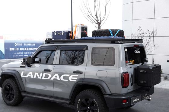 Schwarz 4X4 Aluminiumlegierung Niedrigprofil Gepäckbehälter 300 Zubehör Dachrail Rack für GWM