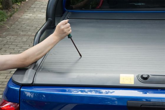 Hard-Type Baldachin Rollerläden für Mitsubishi Triton Verriegelung wasserdicht Rückziehbar
