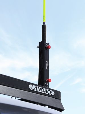 Anodisierungsbearbeitung 4x4 Aluminiumlegierung Haltfläche Flaggenhalter für Universalflaggenmast