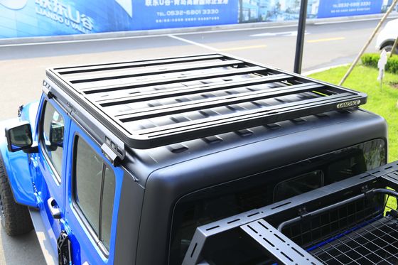 Off-Road Gladiator JT Aluminiumlegierung Auto Dach Rack Kreuzbalkenplattform 4X4 für Jeep 25KG