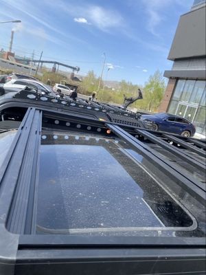SUS304 Rückgratmontage Universal-Auto-Dachträger für Toyota LC300 Dachplattform