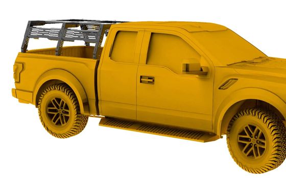 Schwarz-Pulver-beschichtetes Laderaum-Rollbar für die Abholung von GLADIATOR-Außenzubehör