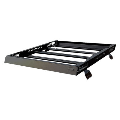 4x4 Offroad Aluminium-Dachregal Gepäckwagen Dachkorb in Schwarz 1455*1425*113mm