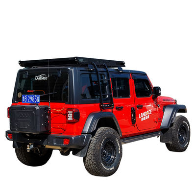 4x4 Offroad Aluminium-Dachregal Gepäckwagen Dachkorb in Schwarz 1455*1425*113mm