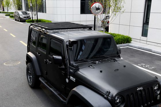 Stahl-Schwarzseitige Leiter für Jeep Wrangler JK 4x4 Off-Road Auto Autoteile Dachregal