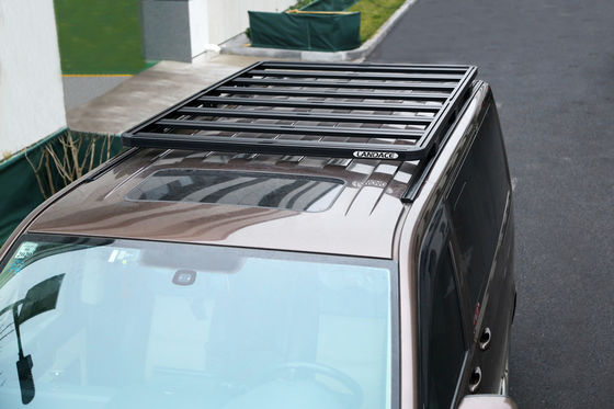 Schwarzes Pulverbeschichtung Dachmontage Frachtträger für Off-Road 4WD Volkswagen Multivan