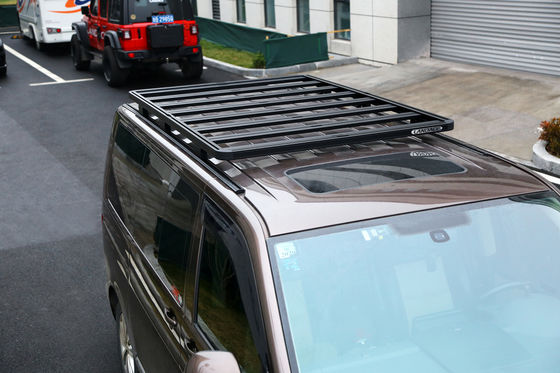 Schwarzes Pulverbeschichtung Dachmontage Frachtträger für Off-Road 4WD Volkswagen Multivan