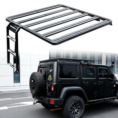 Universal Schwarze Aluminiumoxid-Dachregale Dachmontage Schwarz für JEEP JK