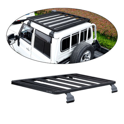 Aluminiumlegierung Pickup Truck 4x4 Schwarz Pulver beschichtet Dachregale Körbe Dauerhafte Design