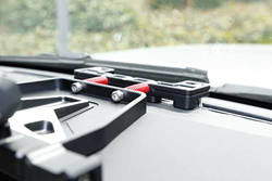 Schwarz 4x4 Fahrzeug-Dash-Telefonhalter für flexible Winkel-Center-Konsole Halterung SET D