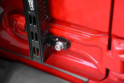 2016-2018 JEEP Schwarzer Aluminium-Flaggenmasthalter für Autoteile und Zubehör