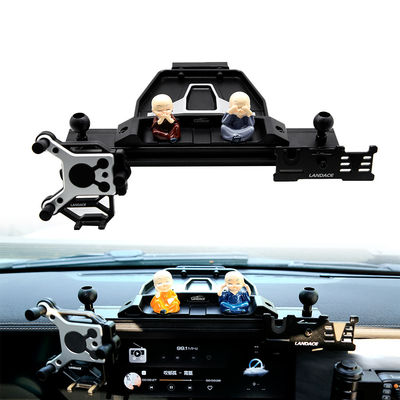 Schwarze Aluminiumoxid-Zentrumskonsole für JEEP 4x4 Offroad-Innenzubehör