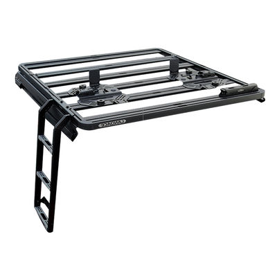 Pulverbeschichtete 4x4 Offroad-Seitenleiter für universelle Flachplattform Aluminium-Auto-Dachregal