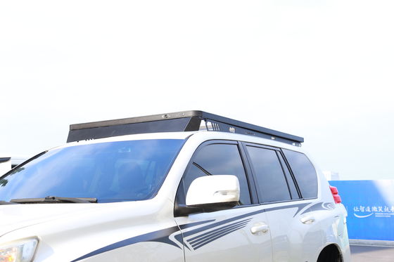 Hochschwarze Pulverbeschichtung Aluminium-Flachplattform für 4Runner-Dachrack-System