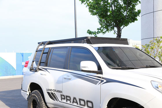 Hochschwarze Pulverbeschichtung Aluminium-Flachplattform für 4Runner-Dachrack-System