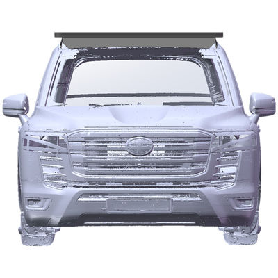 Hochschwarze Pulverbeschichtung Aluminium-Flachplattform für 4Runner-Dachrack-System