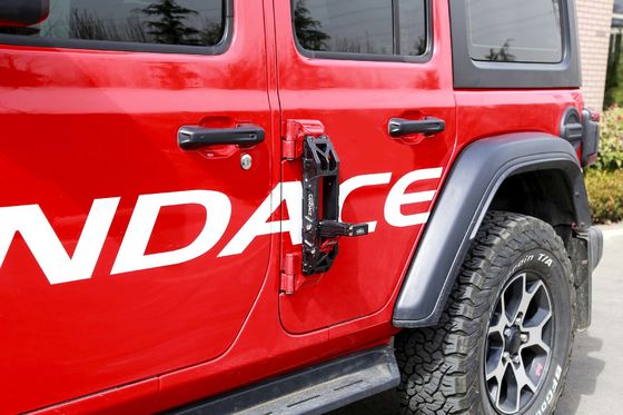 Jeep Wrangler 2018-2022 Silber Schwarz Klappwagen 4x4 Seitentür Fuß Pedal Peg Unterstützung