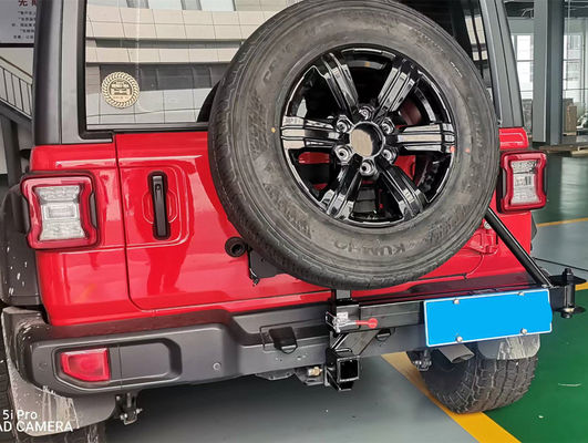 Schwarzes Stahl-Hitch-Mount-Ersatzreifenträger für Toyota-Fahrradträger-Modifikation