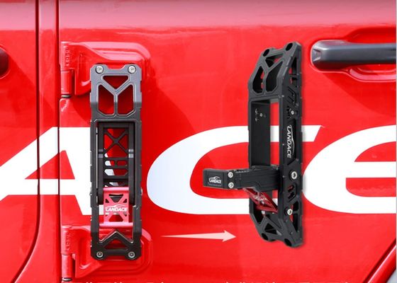 2018-2022 Wrangler Silber Schwarz Klappwagen Seitentür Fuß Pedal Peg Unterstützung Seitenschritt