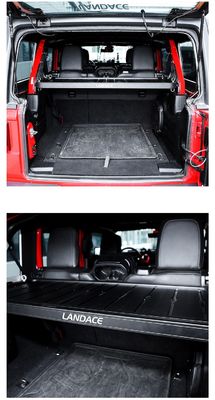 Nettogewicht 15,7 kg Fahrzeuginnerausrüstung Massivmetalllastreck für Jeep Wrangler JL 4x4