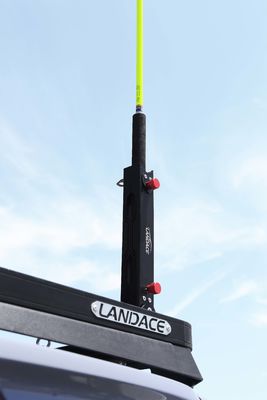 Rostbeständiges Aluminium 323X78X86mm Flaggenpfostenstütze für Jeep Multifunktionales