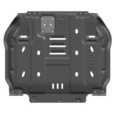 Jahr 2009-2010 Original-Auto-Übereinstimmungs-Engine-Cover Mudflap Skid Plate für Dodge Ram1500