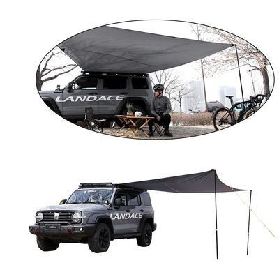 4x4 Dachzelt mit Seitendach und Markise Tarnung Feld Spielstil