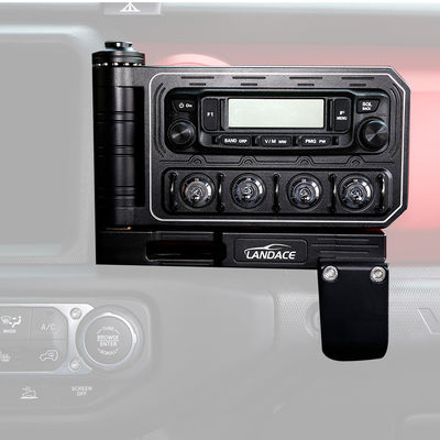 Wrangler Center Console Radio Bracket Plattform-Panel mit harter anodierter Oberfläche