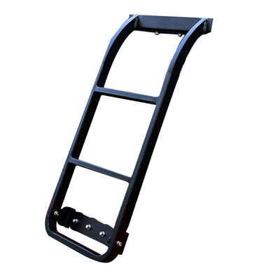 833*400*261 mm schwarzes Pulverbeschichtetes Offroad-Wanderwagen-Seitenleiterständer für Jeep Wranglerjk