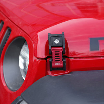 JEEP Wrangler JL Gladiator Geländefahrzeug Aluminiumlegierung Hood Schlösser Schloss 133*56*42mm