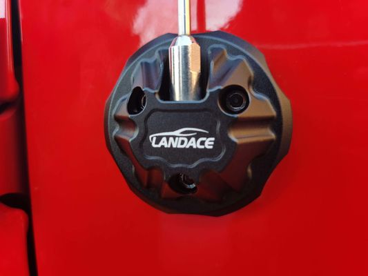74*74*30mm Schwarze Aluminiumlegierung Antenne Basis Abdeckung Primär für Jeep Wrangler JL JK