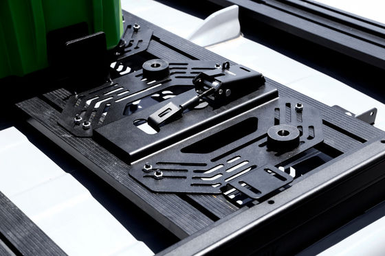 Nettogewicht 6 kg Carbonstahl-Dachträger montiert Schwerlastwerkzeugbox Halterungen 504*360*134mm