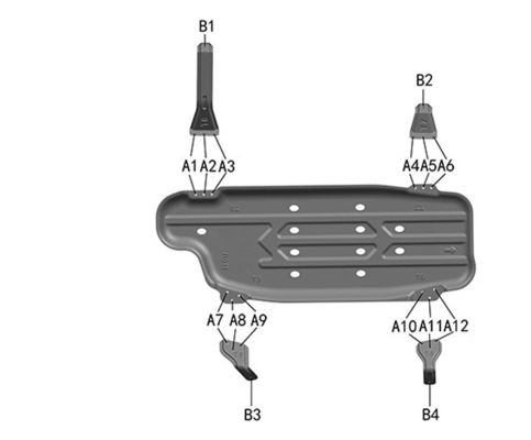 Nissan Patrol Y62 Kraftstoffbehälter Schieberegler Fahrzeugunterkörperschutz für Offroad-Leistung