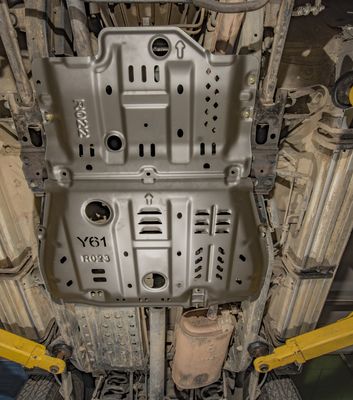 Offroad-Ready Magnesium-Aluminium-Legierung Skid-Platte für Nissan Patrol GR V Pickup Y61