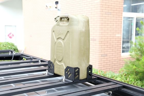 OEM akzeptiert Flachdach-Rack-Erweiterung für Geländefahrzeugzubehör in schwarzer Farbe