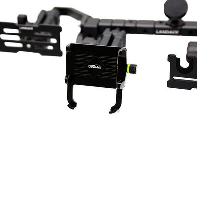 Telefonhalter aus Aluminiumlegierung mit harter Anodisierung für Jeep Wrangler JL JK Center Dash Console