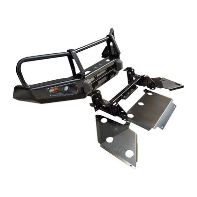 Off-Road-Winch Bull Bar Vorderbumperplatte mit LED-Licht und Montagefach Toyota Tocama