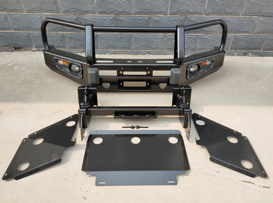 Off-Road-Winch Bull Bar Vorderbumperplatte mit LED-Licht und Montagefach Toyota Tocama