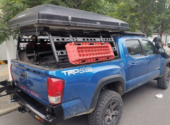 Off-Road-Winch Bull Bar Vorderbumperplatte mit LED-Licht und Montagefach Toyota Tocama