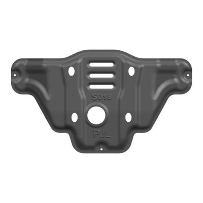 Hochgraue Motorschutzplatten für den Mitsubishi Pajero V93