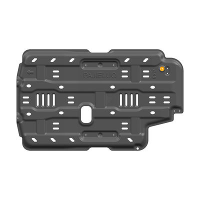 Hochgraue Motorschutzplatten für den Mitsubishi Pajero V93