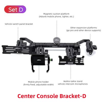 Teleskopische Mittelkonsole Halterung Set D N.W. 0.45KG 262X488X96mm für einen reibungslosen Betrieb