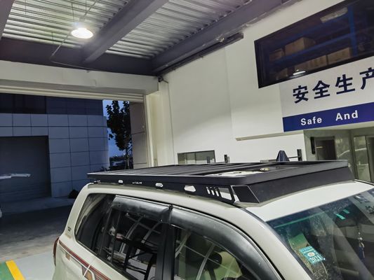 TOYOTA LC200 Fahrzeugmodell Hoch- 4X4 Aluminium Solar-Auto-Dachträger mit Rückgrat-Aufbau
