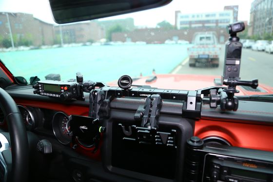 Jeep Wrangler JL Aluminium Mittelkonsole Halterung Armaturenbrett Montage für Auto Telefonhalter