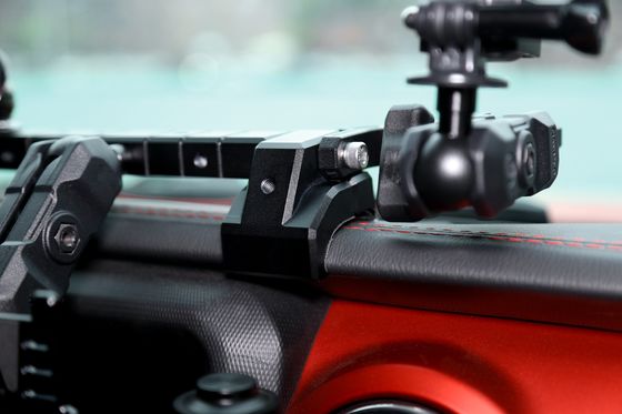 Jeep Wrangler JL Aluminium Mittelkonsole Halterung Armaturenbrett Montage für Auto Telefonhalter