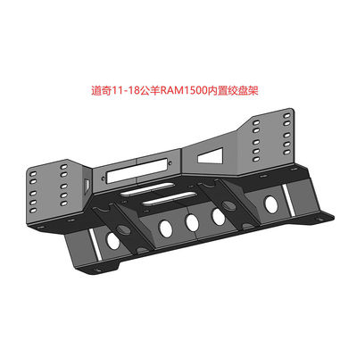 Vorderbumper für Dodge Universal Winch Reifen Jerrycan Carrier Bull Bar Hinterwagenbumper