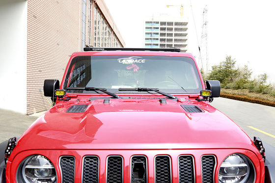 Aluminiumlegierung Schwarze LED-Fahrlichter Halterung Eine Säulenhalterung für Jeep Wrangler JL JK