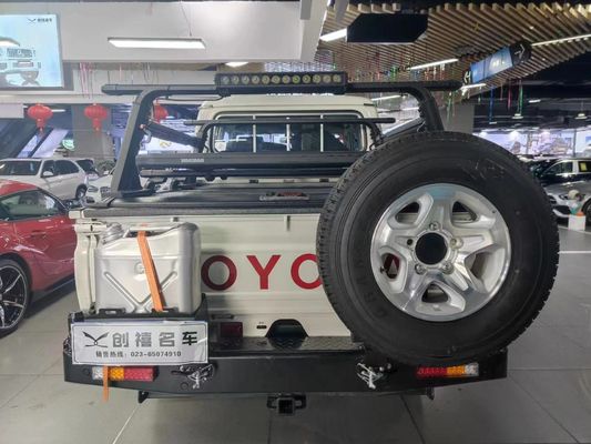 Pulverbeschichtete Toyota LC79 Stoßstange Hinterstoßstange mit Winze Frontstoßstange und Reifenträger
